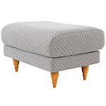 Мягкий пуф на деревянных ножках Garner Pouf Light варинант исполнения - 3 | Loft Concept в Волгограде