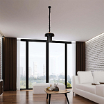 Подвесной светильник с черным металлическим плафоном Capability варинант исполнения - 1 | Loft Concept в Волгограде