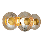 Бра из трех стеклянных фактурных дисков Eyepiece варинант исполнения - 3 | Loft Concept в Волгограде