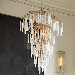 Люстра многоярусная с трубчатыми подвесками Dripping Crystals варинант исполнения - 5 | Loft Concept в Волгограде