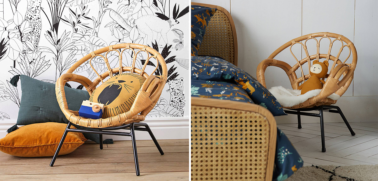 Кресло детское Wicker Baby Chair Кресло детское Wicker Baby Chair - Loft-Concept в Волгограде