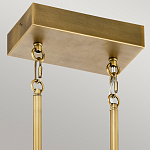 Люстра подвесная прямоугольная цвета латунь Kichler варинант исполнения - 3 | Loft Concept в Волгограде