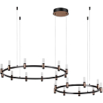 Люстра подвесная с цилиндрическими плафонами на двух круглых подвесах  Arnaut Light варинант исполнения - 2 | Loft Concept в Волгограде