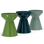 Приставной стол из керамики Manufacto Blue варинант исполнения - 3 | Loft Concept в Волгограде