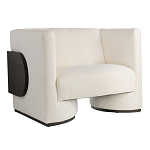 Кресло Florida Lounge Chair с элегантным деревянным декором  варинант исполнения - 1 | Loft Concept в Волгограде