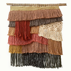 Текстильное Панно с бахромой