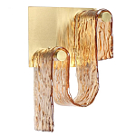 Бра волнистой формы из фактурного стекла Wave варинант исполнения - 5 | Loft Concept в Волгограде