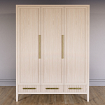 Большой Шкаф Primo Светлый дуб с 3 дверьми и 3 выдвижными ящиками варинант исполнения - 1 | Loft Concept в Волгограде