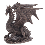 Декоративная статуэтка Дракон Dragon Brown Statuette варинант исполнения - 3 | Loft Concept в Волгограде