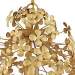 Подвесной светильник золотой с декором в виде лепестков клевера Hanging Clover варинант исполнения - 1 | Loft Concept в Волгограде