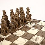 Шахматы  из  камня Cargador del Tiempo Chess Мексика ручная работа варинант исполнения - 3 | Loft Concept в Волгограде