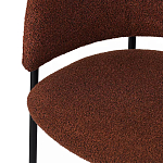 Стул полукруглый мягкий с буклированной обивкой Chair with Boucle Upholstery варинант исполнения - 8 | Loft Concept в Волгограде