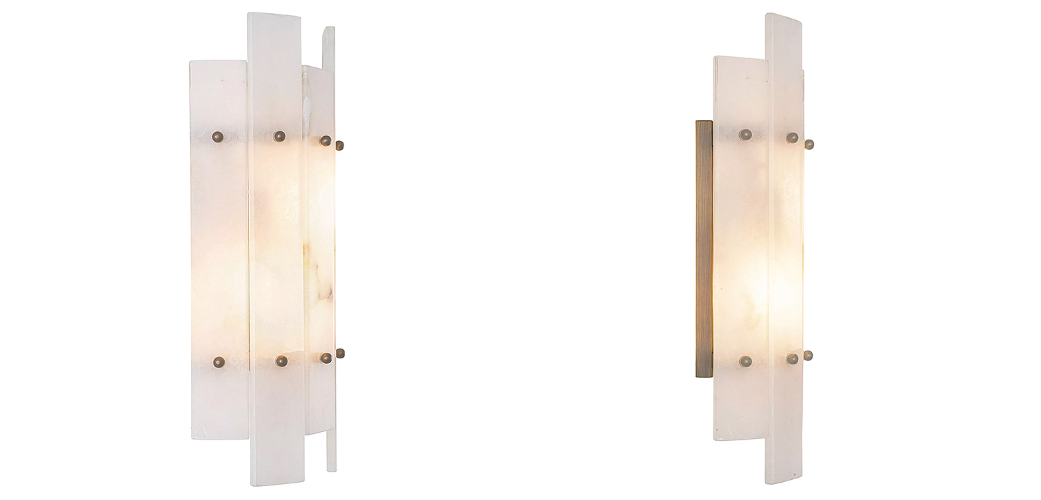 Бра Eichholtz Wall Lamp Caprera Alabaster Бра Eichholtz Wall Lamp Caprera Alabaster - Loft-Concept в Волгограде
