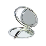 Зеркало карманное складное круглое из натурального камня Малахит с Хризоколлой в подарочной упаковке Silver Stone Mirrors варинант исполнения - 3 | Loft Concept в Волгограде