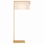Торшер с прямоугольным абажуром на золотом металлическом каркасе Rectangular Plane  варинант исполнения - 4 | Loft Concept в Волгограде