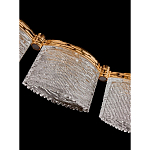 Люстра линейная с текстурными овальными абажурами Splendor Palace Style варинант исполнения - 4 | Loft Concept в Волгограде