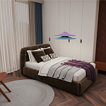 Подвесной вязаный светильник в двухцветном исполнении «Двойной Токио»  варинант исполнения - 3 | Loft Concept в Волгограде