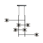 Каркасная люстра Balance варинант исполнения - 1 | Loft Concept в Волгограде