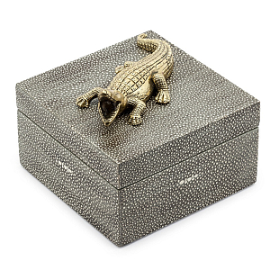 Шкатулка BOX KRIZIA CROCO SQ