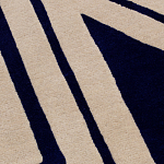 Дизайнерский ковер в виде звезды Poltronova Tappeto Stellina  Navy Blue Grey Rug варинант исполнения - 6 | Loft Concept в Волгограде