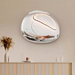 Абстрактная скульптура на стену в виде капли воды Water Outline варинант исполнения - 4 | Loft Concept в Волгограде