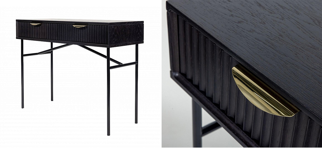 Консоль Antique Order Черный Шпон дуба Консоль Antique Order Черный Шпон дуба - Loft-Concept в Волгограде