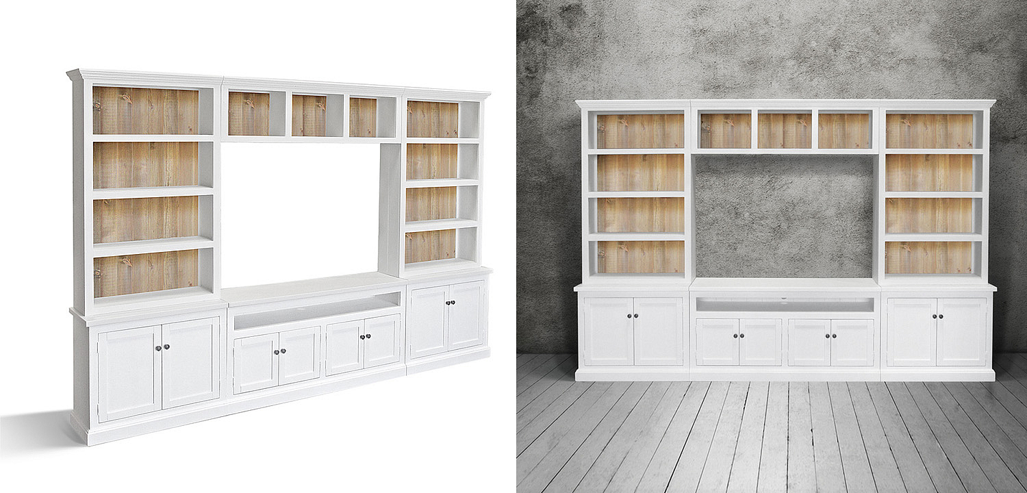 Шкаф-стеллаж Rachele Provence HARMONIE Glacier White Шкаф-стеллаж Rachele Provence HARMONIE Glacier White - Loft-Concept в Волгограде