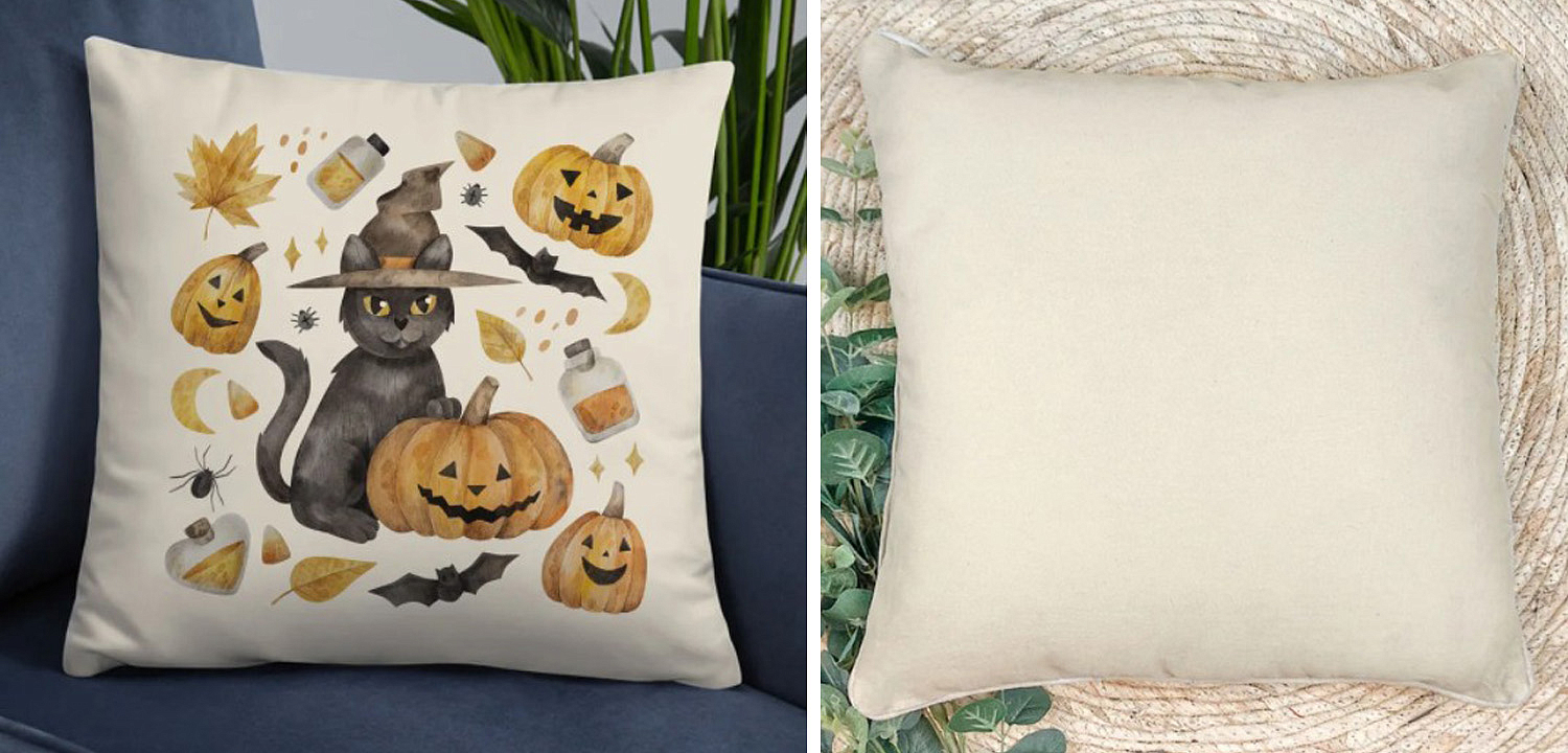 Подушка Halloween Pumpkin Cat Подушка Halloween Pumpkin Cat - Loft-Concept в Волгограде
