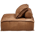 Модульное коричневое кожаное кресло Caron Leather Armchair варинант исполнения - 4 | Loft Concept в Волгограде