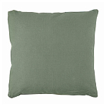 Подушка декоративная хлопковая мятного цвета с абстрактным принтом Elysian Flow Breeze варинант исполнения - 2 | Loft Concept в Волгограде