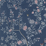 Обои ручная роспись Houghton Dark Blue варинант исполнения - 3 | Loft Concept в Волгограде