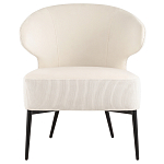 Современное мягкое кресло на металлических ножках Rakush Milk варинант исполнения - 2 | Loft Concept в Волгограде