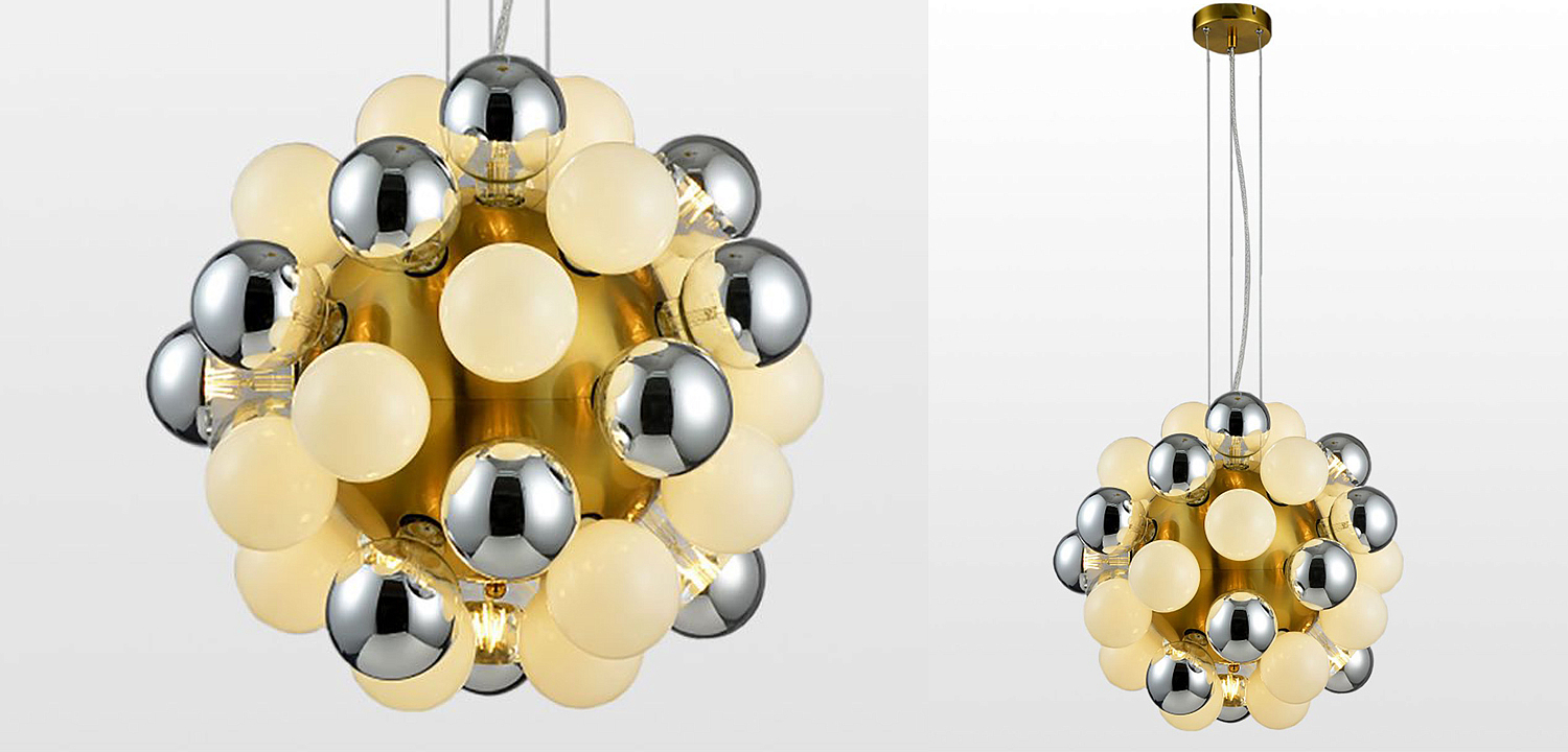 Люстра Korneli Chandelier white and smoky Люстра Korneli Chandelier white and smoky - Loft-Concept в Волгограде