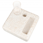 Керамический столик на деревянных ножках «Квадро» варинант исполнения - 1 | Loft Concept в Волгограде