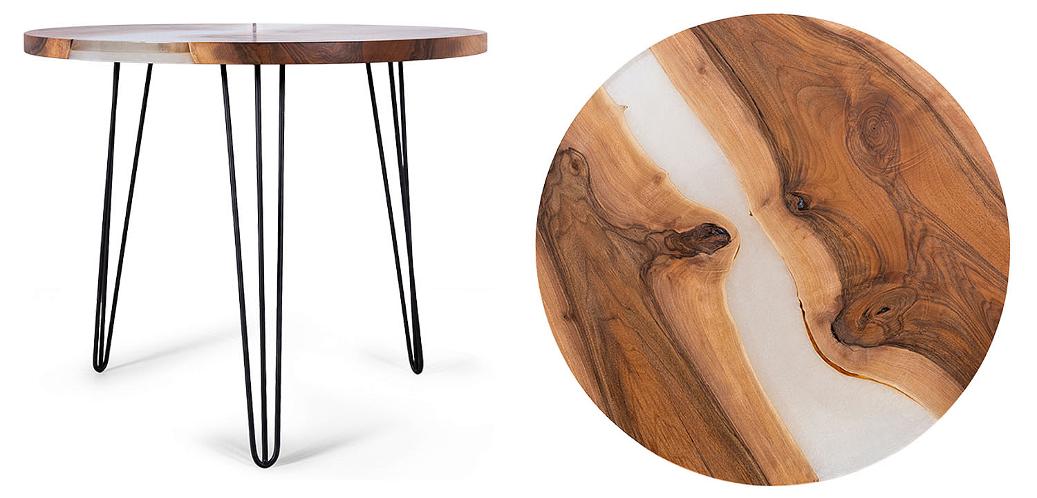 Обеденный стол Dinner Table Round River Collection Обеденный стол Dinner Table Round River Collection - Loft-Concept в Волгограде