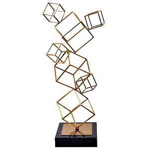 Статуэтка Cube Balance Stat gold