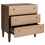 Комод бежевый из массива бука с 3-мя ящиками Wenge Light варинант исполнения - 3 | Loft Concept в Волгограде