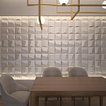 Гипсовая 3D панель с принтографией PM-26 варинант исполнения - 1 | Loft Concept в Волгограде