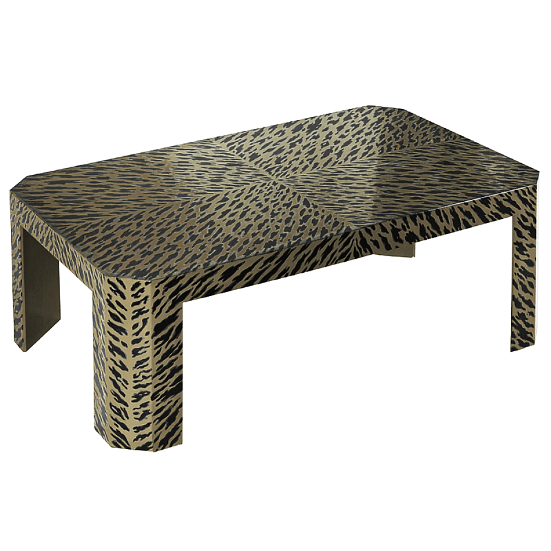 Дизайнерский кофейный стол с рисунком леопард Neytiri Beige Leopard Черный Серо-бежевый Дизайнерский кофейный стол с рисунком леопард Neytiri Beige Leopard Черный Серо-бежевый в Волгограде | Loft Concept