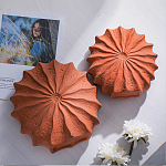 Ваза керамическая в виде круглой терракотовой морской раковины Galapagos варинант исполнения - 5 | Loft Concept в Волгограде