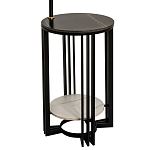 Торшер с абажуром и приставным столом Tore Lighting and Furniture Floor Lamp варинант исполнения - 2 | Loft Concept в Волгограде