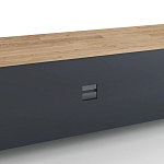 ТВ-тумба из металла и столешницей из массива дуба Metal Wood TV-Stand варинант исполнения - 4 | Loft Concept в Волгограде