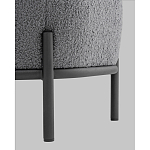 Пуф Стоун букле Fluffy темно-серый варинант исполнения - 4 | Loft Concept в Волгограде