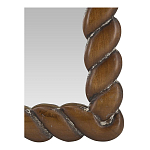 Зеркало с текстурной рамой из натурального дерева  Pine Wall Mirror варинант исполнения - 3 | Loft Concept в Волгограде