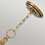 Люстра подвесная цвета латунь с прозрачным овальным стеклянным плафоном Hinkley варинант исполнения - 3 | Loft Concept в Волгограде