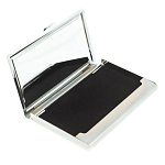 Визитница карманная металлическая с накладкой из натурального камня Яшма Stone Business Card Holders варинант исполнения - 3 | Loft Concept в Волгограде