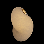 Подвесной светильник белый с фигурным тканевым плафоном White Whirlwinds варинант исполнения - 4 | Loft Concept в Волгограде