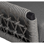 Диван двухместный уличный темно-серый Street Bliss варинант исполнения - 2 | Loft Concept в Волгограде