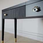 Туалетный стол - Трельяж Elsa Dreams Black 120 см варинант исполнения - 3 | Loft Concept в Волгограде