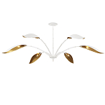 Люстра белая с плафонами в виде лепестков Delicate Flower варинант исполнения - 4 | Loft Concept в Волгограде